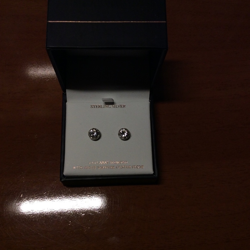 + Women’s Diamond “Inner Heart” Earrings - Picture 2 of 4